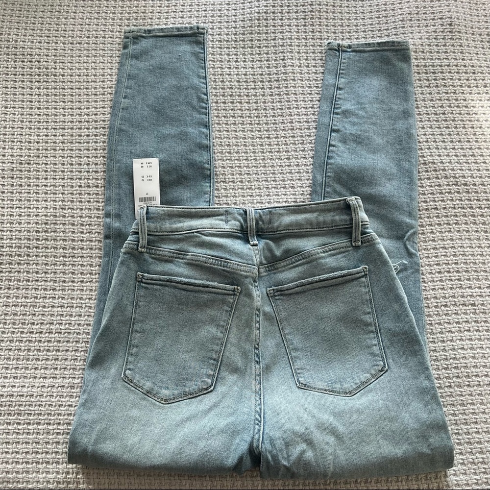 NWT Abercrombie & Fitch Curve Love High Rise Super Skinny Ankle Jeans - Picture 4 of 7